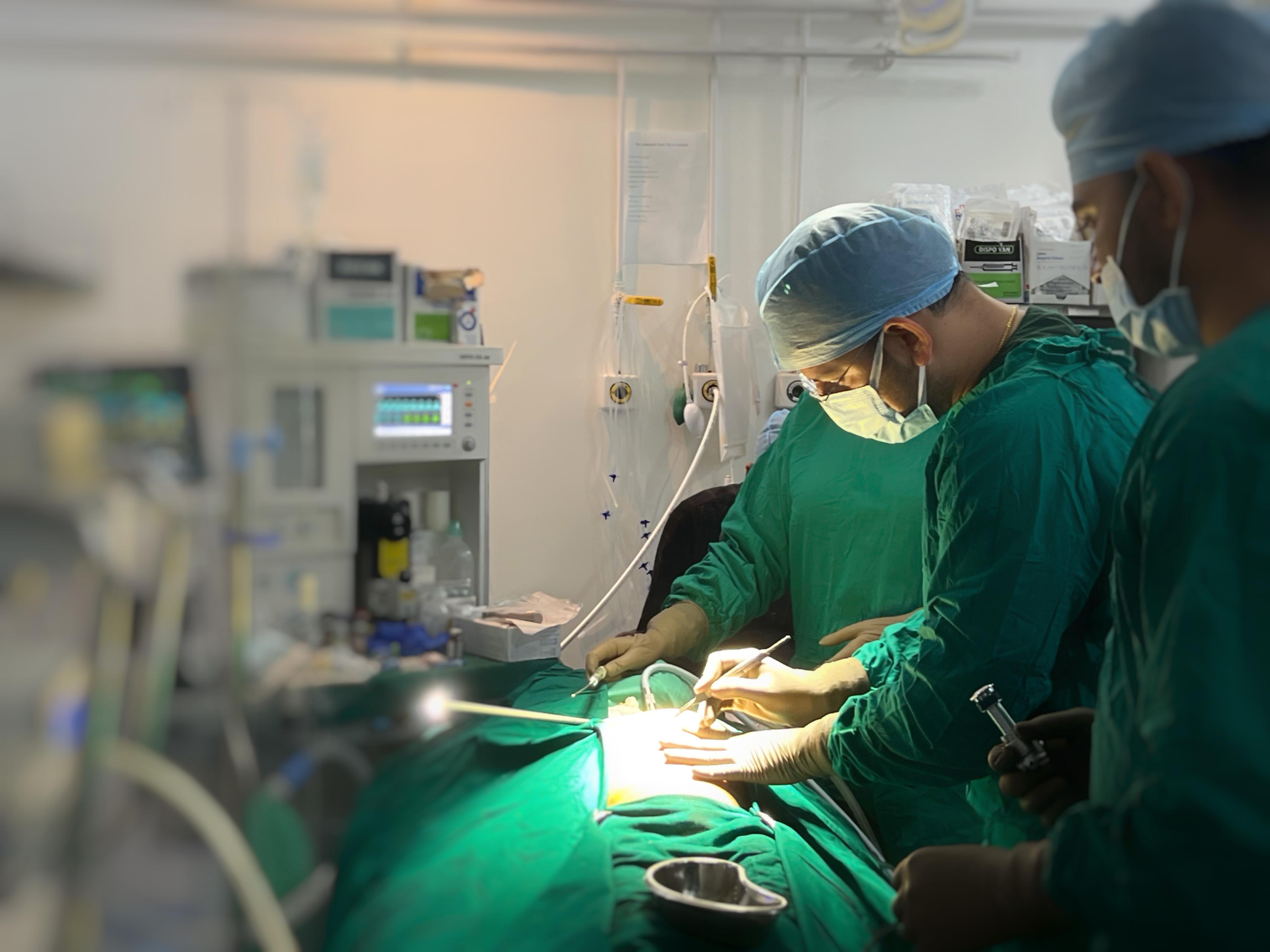 Successful-abdominal-surgery-operation